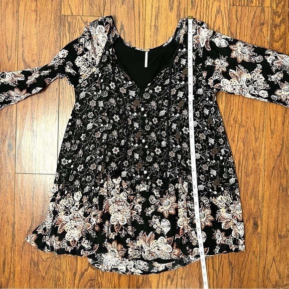 Free People Boho Lucky Loosie Swing Tunic Top Size Extra Small Mini Dress - Picture 11 of 15